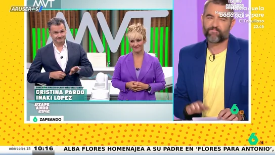 La "puñalada trapera" de Iñaki López a Dani Mateo llega a Aruser@s: "No hables tú de justicia, que has visitado mucho juzgado" La "puñalada trapera" de Iñaki López a Dani Mateo llega a Aruser@s: "No hables tú de justicia, que has visitado mucho juzgado"