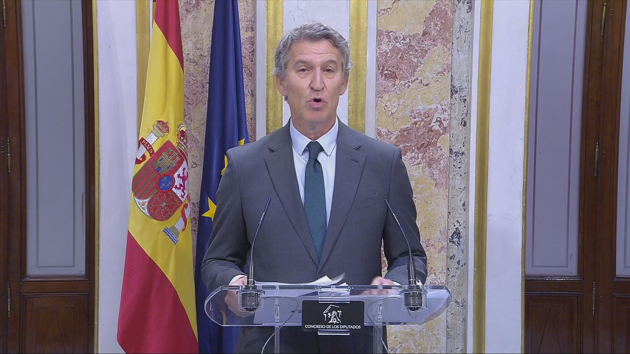 Feijóo pide a los socios de Gobierno que "señalen el final de la legislatura" a Sánchez: "¿Por qué le sostienen?"