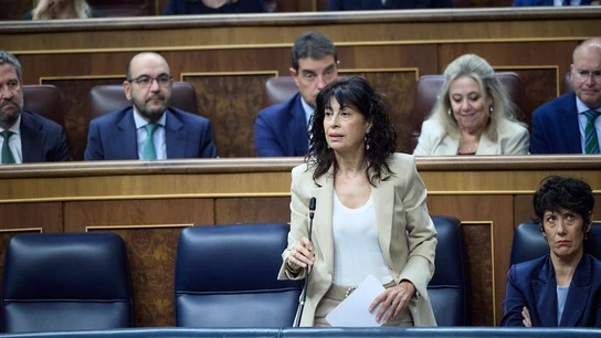 La ministra Aana Redondo este miércoles en el Congreso. La ministra Aana Redondo este miércoles en el Congreso.