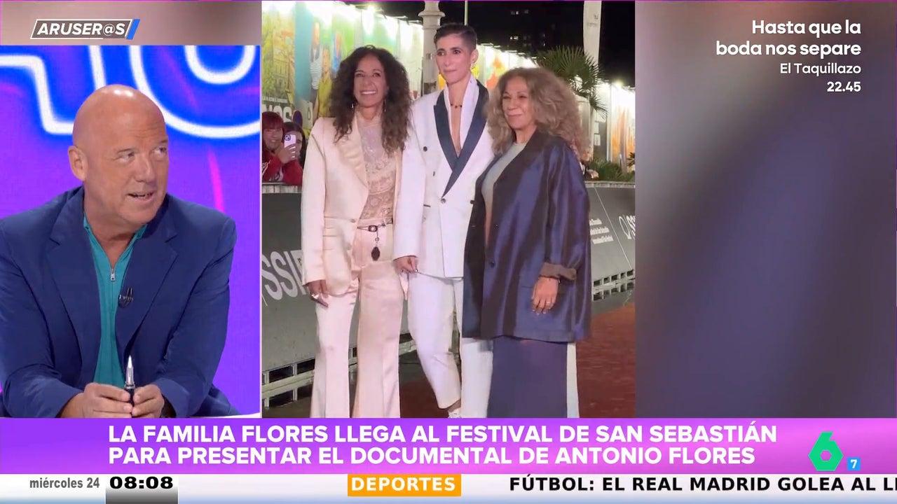 Alfonso Arús, tras presentar la familia Flores en San Sebastián 'Flores para Antonio': "Lola Flores fue un gran ejemplo"