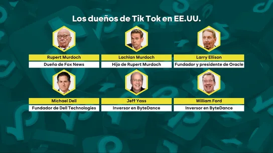 Trump pone TikTok en manos de sus amigos: estos son los multimillonarios que controlarán la red social Trump pone TikTok en manos de sus amigos: estos son los multimillonarios que controlarán la red social