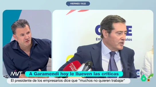 Iñaki López, tras las palabras de Garamendi: "Cada vez que se incrementan los derechos de los trabajadores, los empresarios siempre se han quejado" Iñaki López, tras las palabras de Garamendi: "Cada vez que se incrementan los derechos de los trabajadores, los empresarios siempre se han quejado"