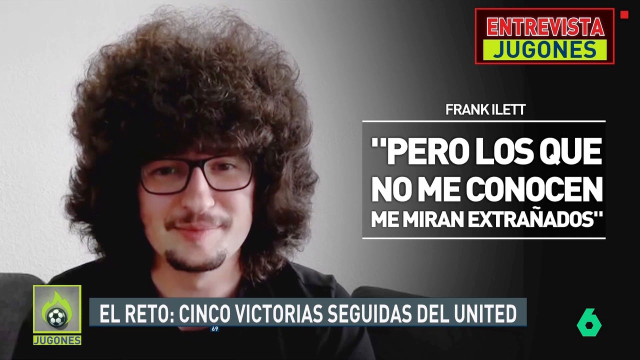 El aficionado del United que prometió no cortarse el pelo hasta que su equipo ganara cinco partidos seguidos habla en 'Jugones'