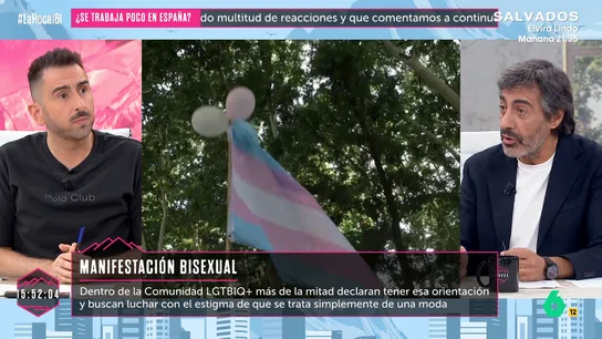 Juan del Val denuncia el estigma hacia la bisexualidad: "Creo que hay bisexualidafobia" Juan del Val denuncia el estigma hacia la bisexualidad: "Creo que hay bisexualidafobia"
