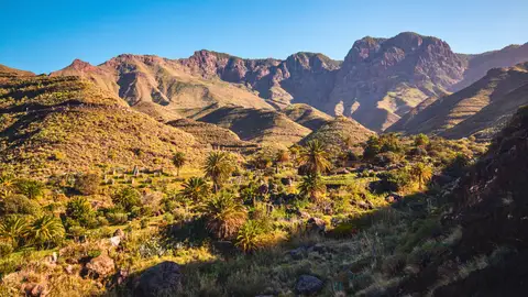 Valle de Algaete, en Gran Canaria Valle de Algaete, en Gran Canaria
