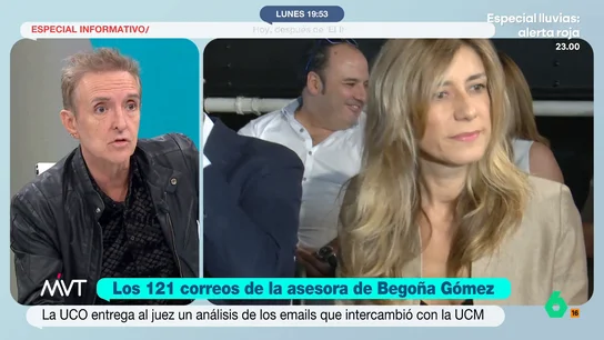 Ramoncín: "Lo que no se puede hacer es 'Begoña Gómez es culpable porque soy de derechas o inocente porque soy de izquierdas'" Ramoncín valora en este vídeo el informe de la UCO sobre los correos de la asesora de Begoña Gómez y afirma que en este punto "lo que tenemos que hacer es esperar y ver lo que ocurre".