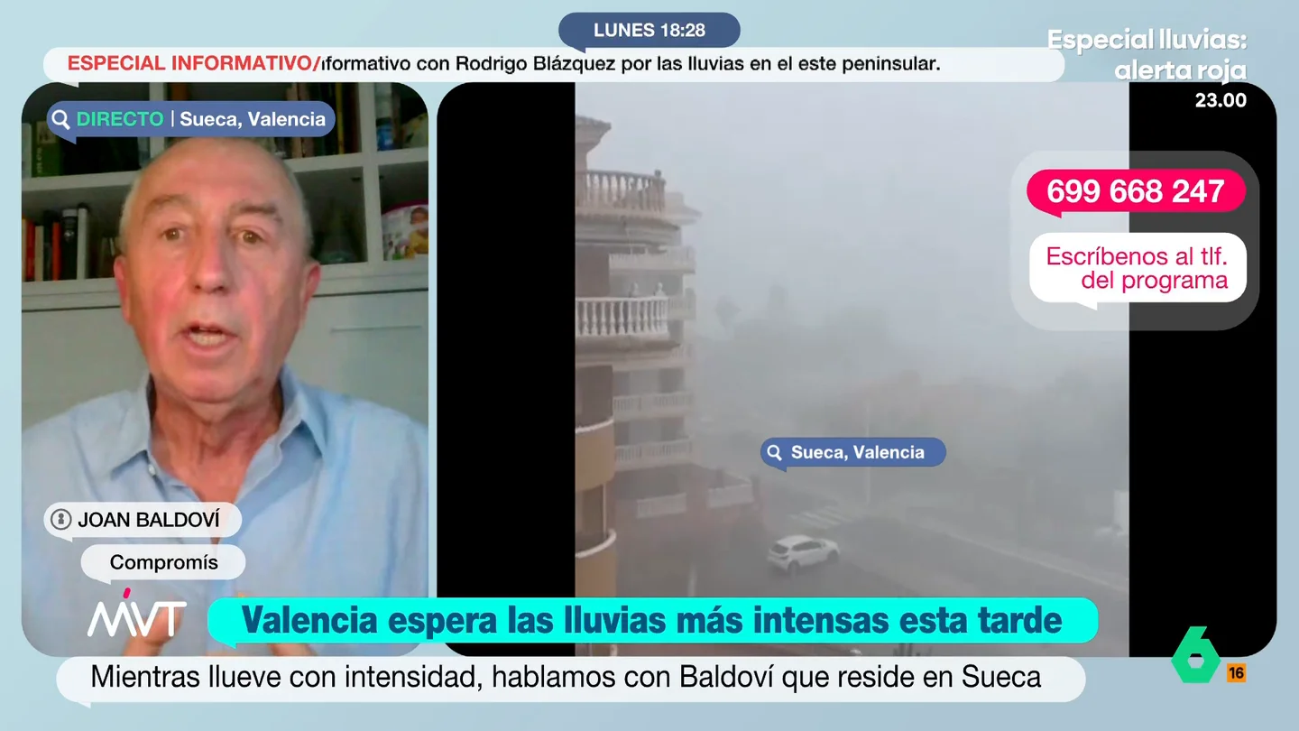 Joan Baldoví reprocha a Carlos Mazón su ausencia en el centro de emergencias: "Un presidente tiene que estar al pie del cañón" Joan Baldoví reprocha a Carlos Mazón su ausencia en el centro de emergencias: "Un presidente tiene que estar al pie del cañón"