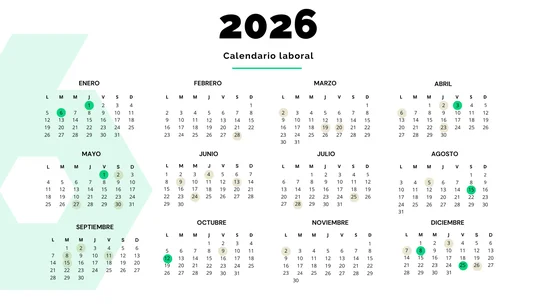 Calendario provisional de todos los festivos nacionales y autonómicos de 2026 Calendario provisional de todos los festivos nacionales y autonómicos de 2026
