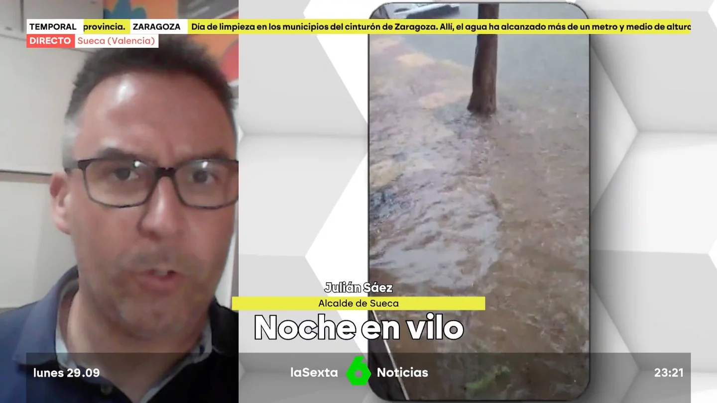 El alcalde de Sueca, sobre las lluvias torrenciales en Valencia: "Hemos pasado una tarde complicada, caótica" El alcalde de Sueca, sobre las lluvias torrenciales en Valencia: "Hemos pasado una tarde complicada, caótica"