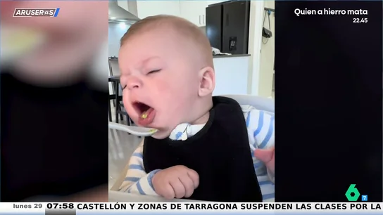 El divertido vídeo viral del bebé que creía que le iba a gustar el aguacate... pero no El divertido vídeo viral del bebé que creía que le iba a gustar el aguacate... pero no