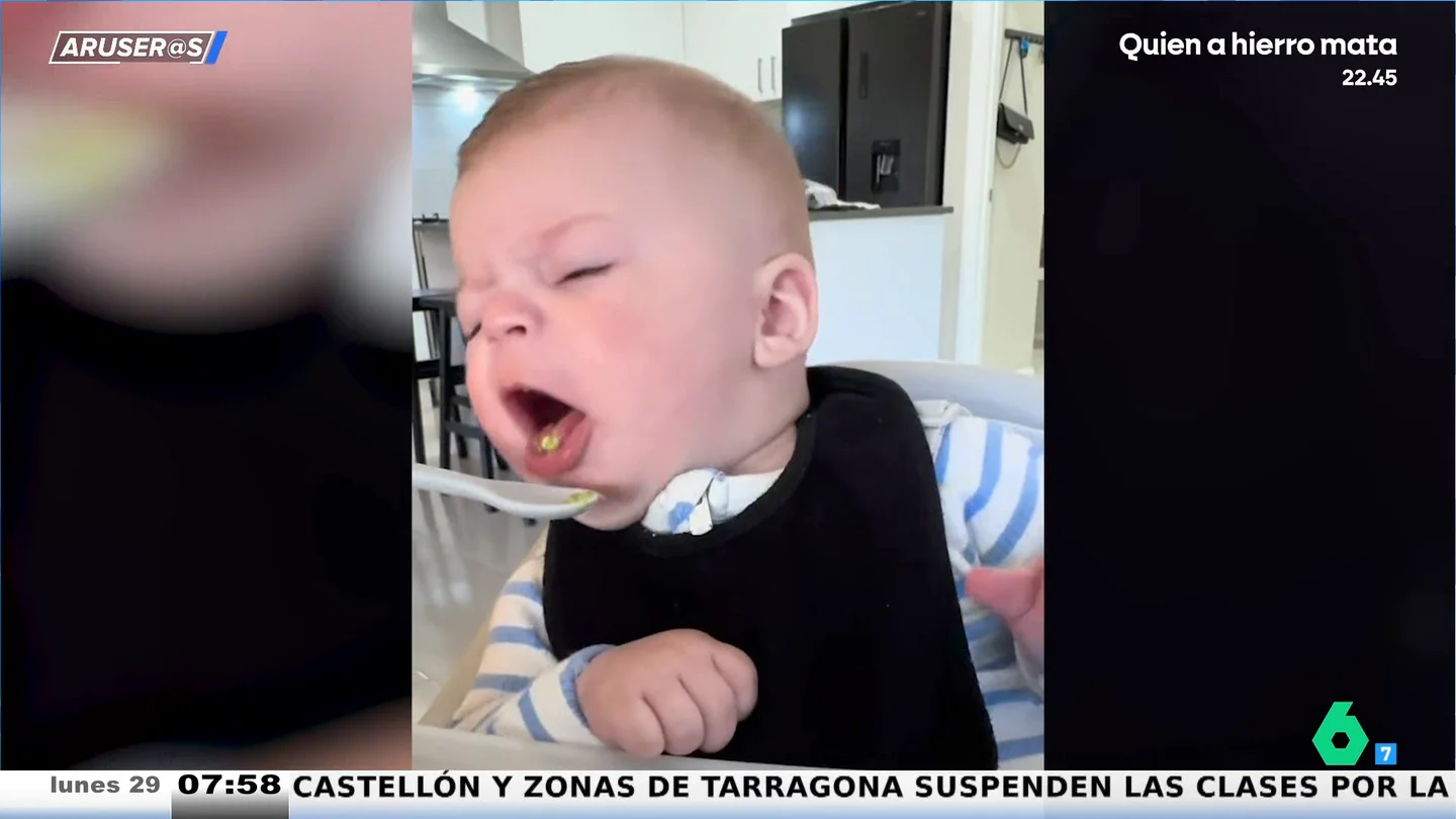 El divertido vídeo viral del bebé que creía que le iba a gustar el aguacate... pero no El divertido vídeo viral del bebé que creía que le iba a gustar el aguacate... pero no