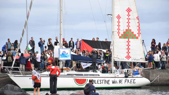 La Flotilla de la Libertad envía 10 barcos desde San Giovanni Li Cuti (Sicilia) La Flotilla de la Libertad envía 10 barcos desde San Giovanni Li Cuti (Sicilia)