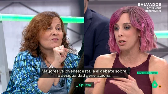 Analía Plaza a una 'boomer': "Solo que vendieras mejor tu piso explica que estéis mejor que nosotros" Analía Plaza a una 'boomer': "Solo que vendieras mejor tu piso explica que estéis mejor que nosotros"