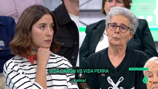 Una mujer mayor defiende las pensiones frente a una joven: "Nosotros nos pudimos comprar una casa teniendo dos trabajos" Una mujer mayor defiende las pensiones frente a una joven: "Nosotros nos pudimos comprar una casa teniendo dos trabajos"