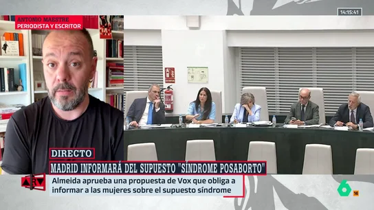 Maestre, sobre el supuesto "síndrome post aborto": "No se puede informar sobre algo que no existe y que solo sirve para coaccionar" Maestre, sobre el supuesto "síndrome post aborto": "No se puede informar sobre algo que no existe y que solo sirve para coaccionar"