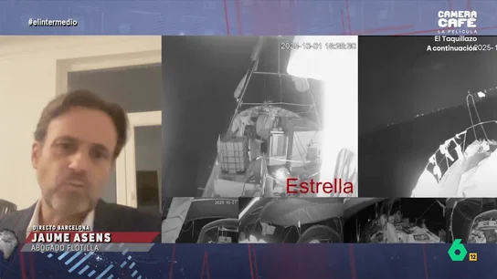 Habla Jaume Asens, abogado de la flotilla: "Nos gustaría que Sánchez llamara a Netanyahu y le exigiera su puesta en libertad" El Intermedio tiene la oportunidad de hablar con Jaume Asens, abogado de la flotilla, instantes después de ser interceptada por Israel. Asegura que se les acusará de "entrada ilegal a Israel" cuando "van a Israel secuestrados por la Marina".