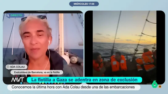 Ada Colau, desde la Flotilla: "Cuando seamos abordados subiremos a cubierta con las manos en alto y el pasaporte en la mano" Ada Colau, desde la Flotilla: "Cuando seamos abordados subiremos a cubierta con las manos en alto y el pasaporte en la mano"