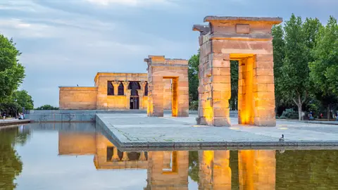 Templo de Debod e Madrid Templo de Debod e Madrid