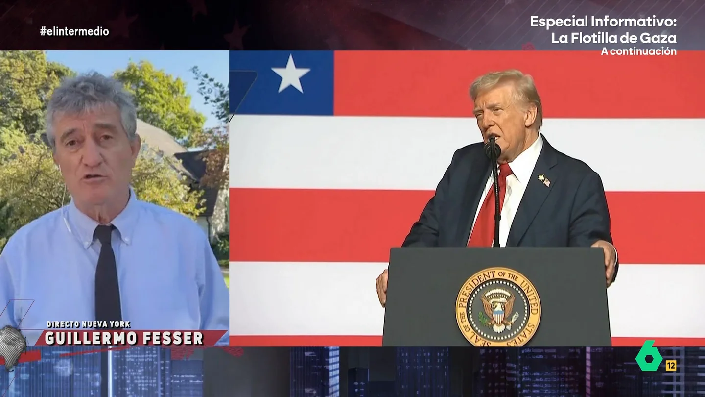 Guillermo Fesser, tajante con la arenga de Trump frente a los mandos del ejército de EEUU: "Fue el discurso de un loco" El corresponsal analiza los discurso del presidente estadounidense y del ministro de la Guerra, Pete Hegseth, frente a 800 generales y almirantes del ejército de EEUU a los que instaron a prepararse para la guerra.