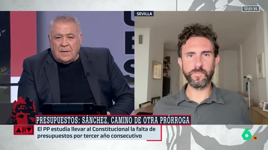 Munárriz desvela por qué el Gobierno continúa pese a ser una legislatura "inestable": "No hay una alternativa" Munárriz desvela por qué el Gobierno continúa pese a ser una legislatura "inestable": "No hay una alternativa"