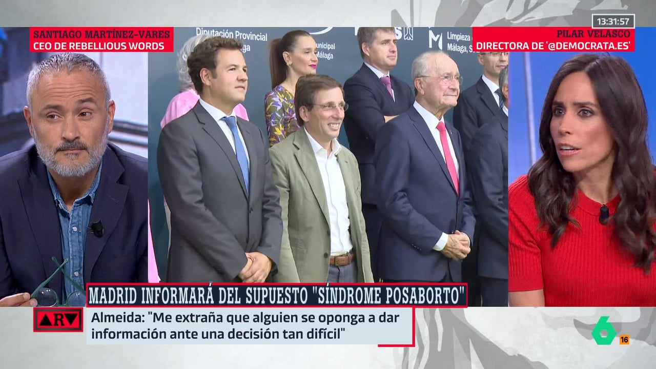 Pilar Velasco destaca que el supuesto síndrome postaborto "es una información que malversa los servicios públicos y sanitarios, porque no están para dar datos falsos a las mujeres"