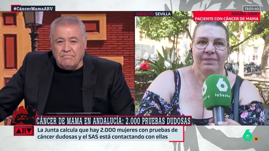 Anabel, afectada por los diagnósticos tardíos de cáncer de mama en Andalucía: "¿Cuántas habrán muerto sin saberlo?" Anabel, afectada por los diagnósticos tardíos de cáncer de mama en Andalucía: "¿Cuántas habrán muerto sin saberlo?"