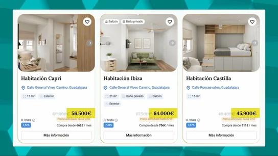 Comprar una habitación: la nueva (y polémica) fórmula para entrar en el mercado inmobiliario Comprar una habitación: la nueva (y polémica) fórmula para entrar en el mercado inmobiliario