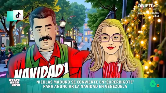 Súper Bigote anuncia que ya es Navidad en Venezuela: "Sería muy bueno que el supervillano fuera el alcalde de Vigo" En Venezuela han publicado un anuncio protagonizado por su célebre superhéroe para anunciar que la época navideña ya ha empezado. Además, en Caracas, celebraron un multitudinario encendido de luces.
