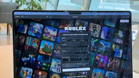 Roblox en un ordenador portátil Roblox en un ordenador portátil