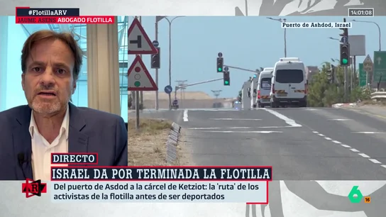 Jaume Asens, abogado de la flotilla: "No solo es una detención ilegal sino que es un crimen de guerra" Jaume Asens, abogado de la flotilla: "No solo es una detención ilegal sino que es un crimen de guerra"