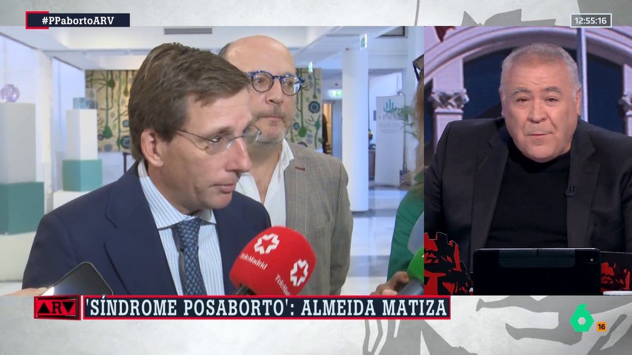 Ferreras, sobre la rectificación de Almeida respecto al supuesto "síndrome postaborto": "Se ha apuntado al baile de la extrema derecha y le ha salido mal"