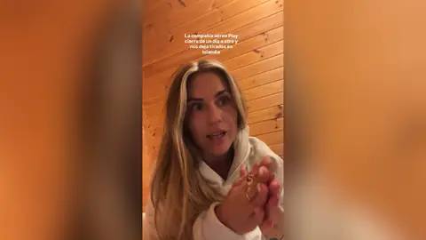 Una joven se queda sin vuelo de vuelta de Islandia Una joven se queda sin vuelo de vuelta de Islandia