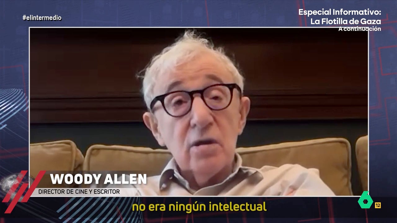 Woody Allen confiesa a Thais Villas que le echaron del colegio: "Me divertía mucho más ver deportes en la tele que leer"