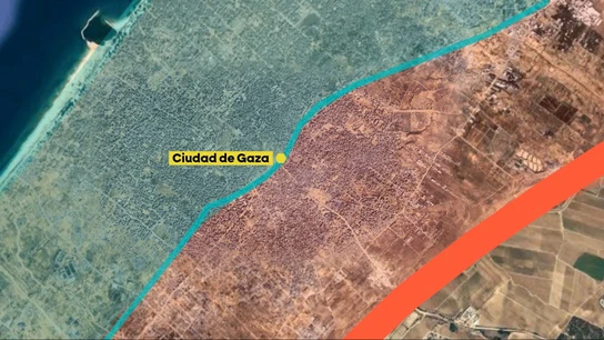 La línea de Trump para Gaza La línea de Trump para Gaza