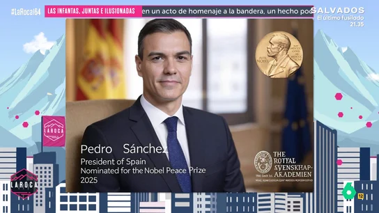 ¿Está Pedro Sánchez nominado al Nobel de la Paz? Jesús Espinosa lo aclara en La Roca ¿Está Pedro Sánchez nominado al Nobel de la Paz? Jesús Espinosa lo aclara en La Roca