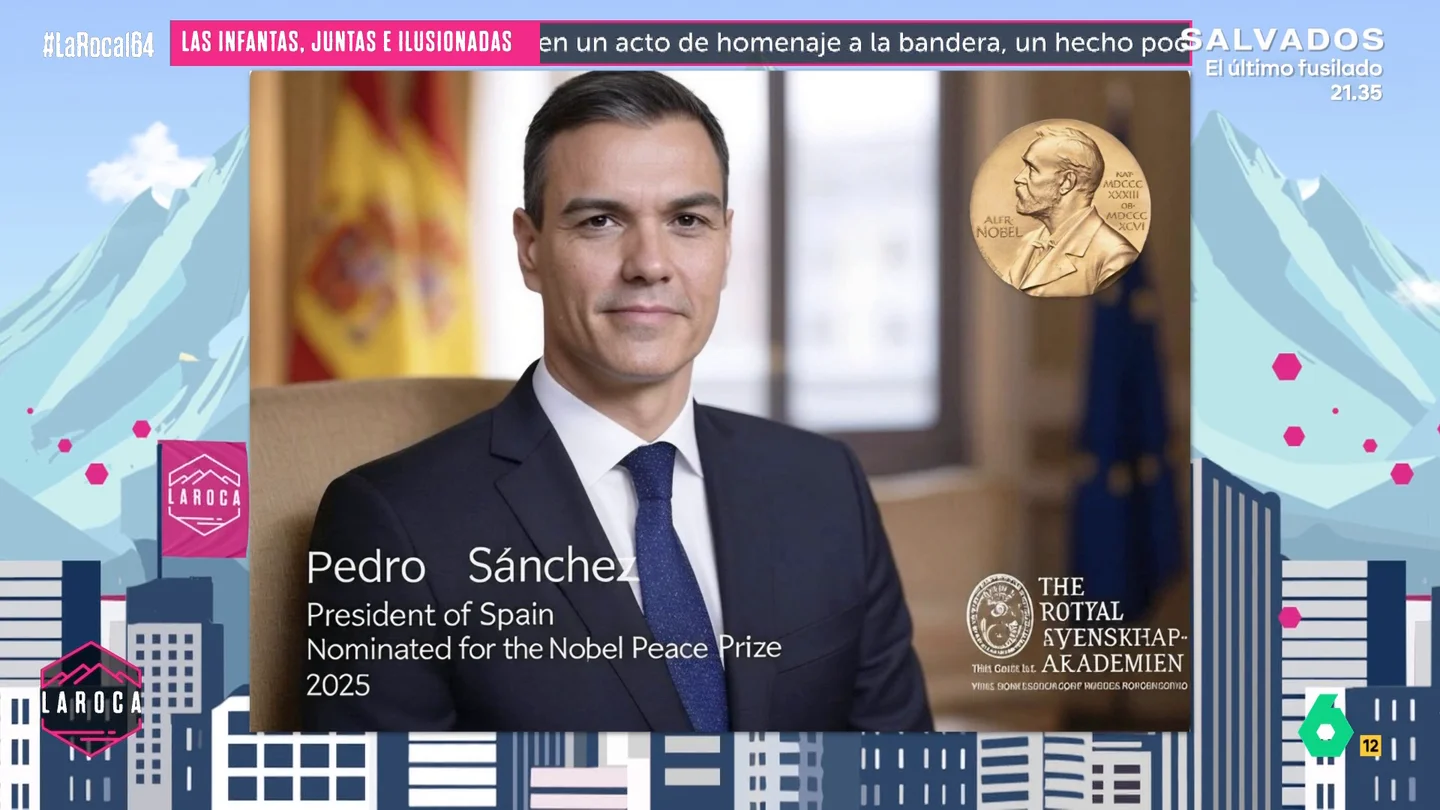 ¿Está Pedro Sánchez nominado al Nobel de la Paz? Jesús Espinosa lo aclara en La Roca ¿Está Pedro Sánchez nominado al Nobel de la Paz? Jesús Espinosa lo aclara en La Roca