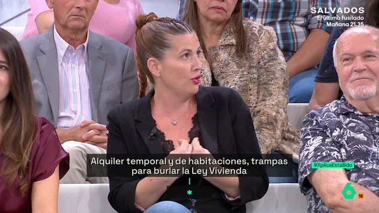 Sonia, afectada por el problema de la vivienda Sonia, afectada por el problema de la vivienda