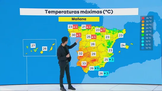 Previsión meteorológica para este próximo lunes Previsión meteorológica para este próximo lunes