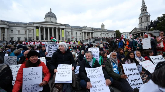 Protestas propalestinas en Londres. Protestas propalestinas en Londres.