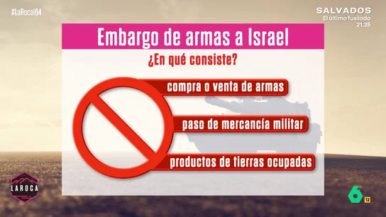 ¿En qué consiste el embargo de armas a Israel? España dejará de comprar armas y bloqueará mercancía militar ¿En qué consiste el embargo de armas a Israel? España dejará de comprar armas y bloqueará mercancía militar