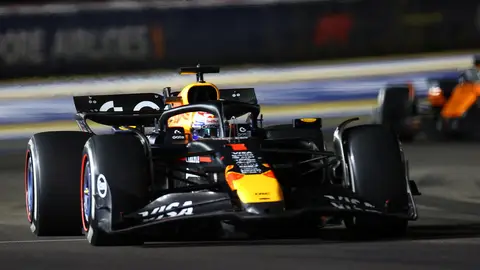 Max Verstappen en Marina Bay Max Verstappen en Marina Bay