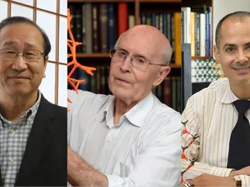Susumu Kitagawa, Richard Robson y Omar M. Yaghi, ganadores del Nobel de Química 2025 Susumu Kitagawa, Richard Robson y Omar M. Yaghi, ganadores del Nobel de Química 2025