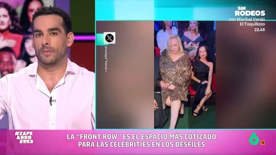Los consejos de Juan Sanguino para sentarse en primera fila de los desfiles: "Una foto con papada puede arruinarte la vida" Aunque "ayuda que seas una persona famosa", no todos pueden llegar al 'front row', la primera fila de los desfiles de moda. En este vídeo, comparte unos consejos para aquellos que alcancen uno de estos asientos privilegiados.