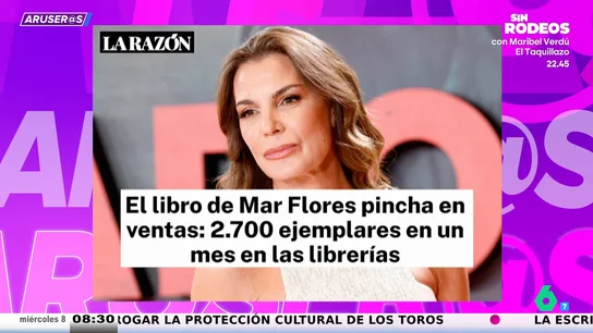 Alfonso Arús, de las ventas de las memorias de Mar Flores: "Serán los libros que se quedaron la editorial y ella" Alfonso Arús, de las ventas de las memorias de Mar Flores: "Serán los libros que se quedaron la editorial y ella"