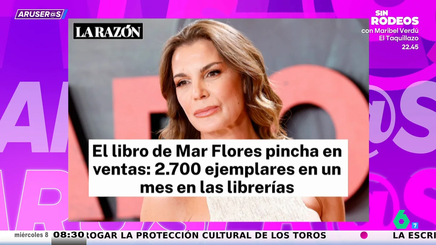 Alfonso Arús, de las ventas de las memorias de Mar Flores: "Serán los libros que se quedaron la editorial y ella" Alfonso Arús, de las ventas de las memorias de Mar Flores: "Serán los libros que se quedaron la editorial y ella"