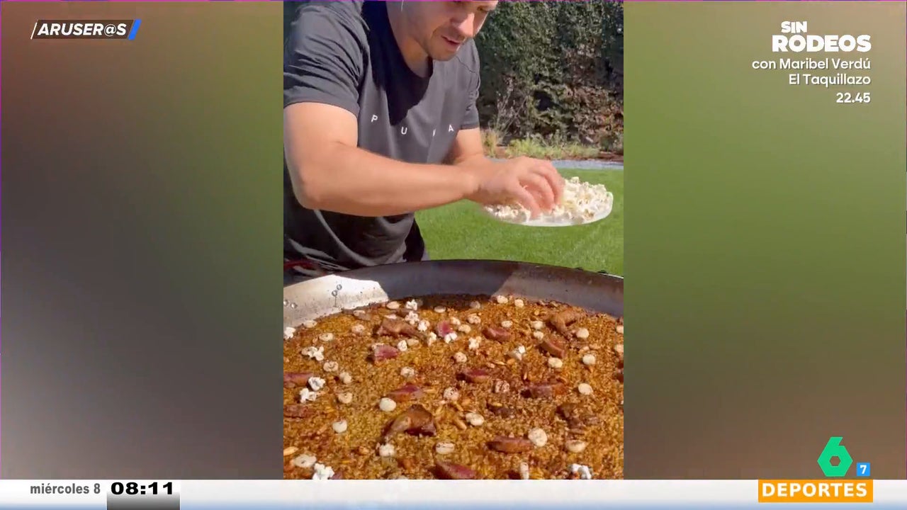 Así es la paella con chocolate, pichón y maíz de Dabiz Muñoz: "Pedroche baila porque sabe que está increíble"