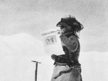 La alpinista Funny Bullocks en el K2, en 1911 La alpinista Funny Bullocks en el K2, en 1911