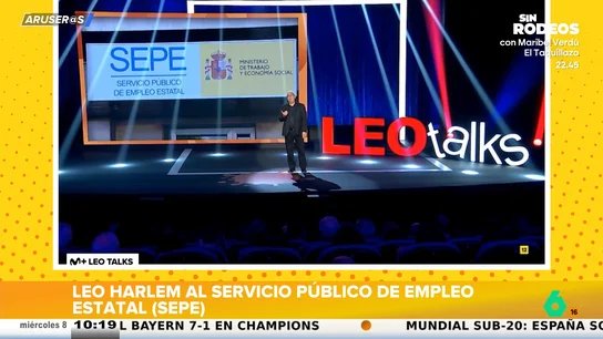 El 'zasca' de Leo Harlem al Servicio Público de Empleo Estatal: "SEPE o 'sepa' que aquí no encontrará trabajo en la vida" El 'zasca' de Leo Harlem al Servicio Público de Empleo Estatal: "SEPE o 'sepa' que aquí no encontrará trabajo en la vida"