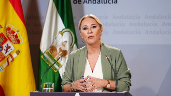 La consejera de Economía y portavoz de la Junta de Andalucía, Carolina España La consejera de Economía y portavoz de la Junta de Andalucía, Carolina España