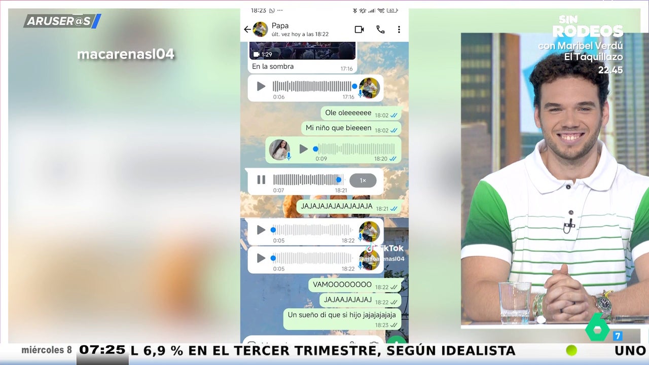 Los divertidos audios virales del niño del Sevilla que cuenta a su madre por WhatsApp como están goleando al Barça: "Esto parece un sueño"